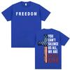 Ihr könnt uns nicht alle zum Schweigen bringen Charlie Kirk Christlich Konservative T-Shirts für Unisex Damen Vintage Gothic T-Shirt Kurzarm T-Shirts
