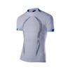 Men Casual Sports T-shirt Slim Fit Gym Sport Quick Dry Breathable Comfortable Outdoor Running Contrast Color Print Tee