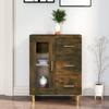 817363 vidaXL Buffet Smoked Oak 69.5x34x90 Cm Engineered Wood
