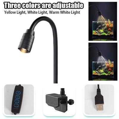 Adjustable Aquarium Spotlight 360 Degree Rotation Fish Tank Lights  Home Decorations