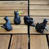 4Pcs Cats Shape Cabinet Knob Furniture Decorative Handle Iron Wardrobe Pulls Simple Drawer Knob Furniture Hardware
