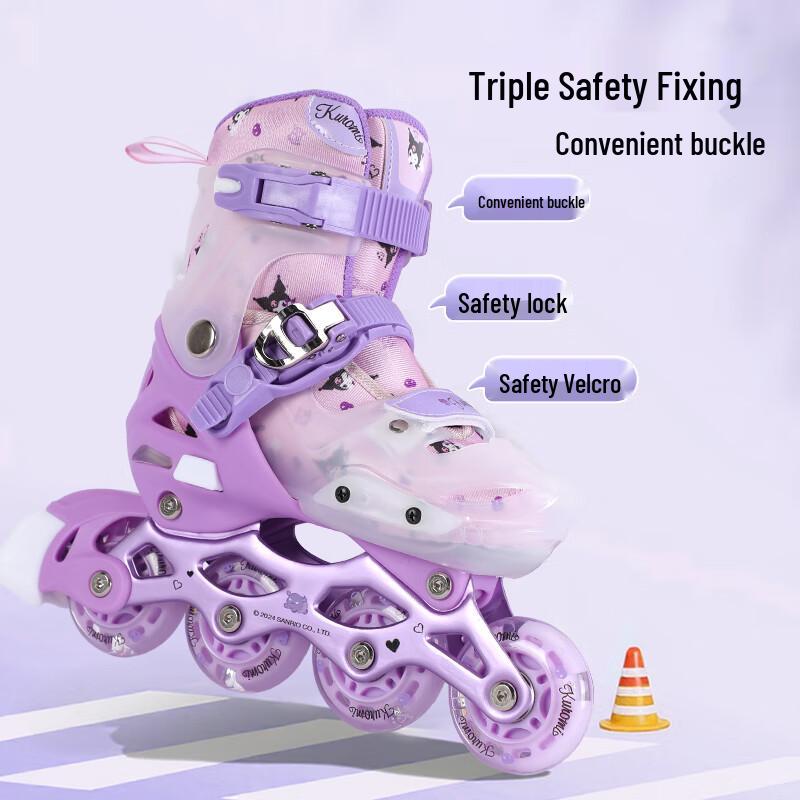 Детские роликовые коньки Mesuca Kuromi M (shoe size 30-33)