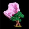 Pine Tree Silica Gel Mold DIY Soft Candy Clay Candle Fragrance Epoxy Resin Mold Decorative Crafts Mold