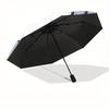 1pc Polar Bears Family Automatic Open/close Folding Compact Umbrella, 8 Rib Sturdy Canopy, Lightweight Portable, Everyday Use, Gift,,111