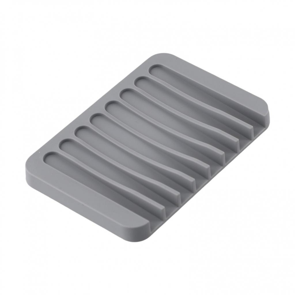 Space Saving Silicone Self Draining Dish for Small Bathrooms