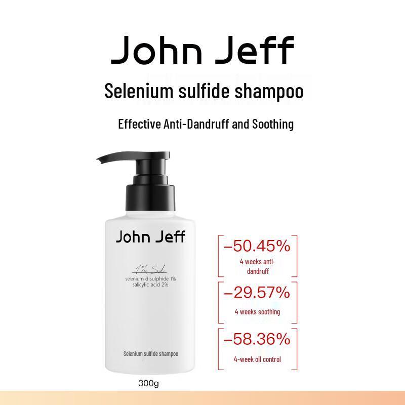 John Jeff Selenium Disulfide Anti-Dandruff Shampoo 300g