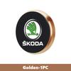 AES1 For Skoda Car Magnetic Mini Phone Holder 360° Adhesive Phone Stand Interior Accessories Rapid Octavia Derivative Enyaq-iV