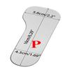1Pc Dental Rhodium Occlusal 2-Side Reflector Intraoral Photographic Glass Mirror