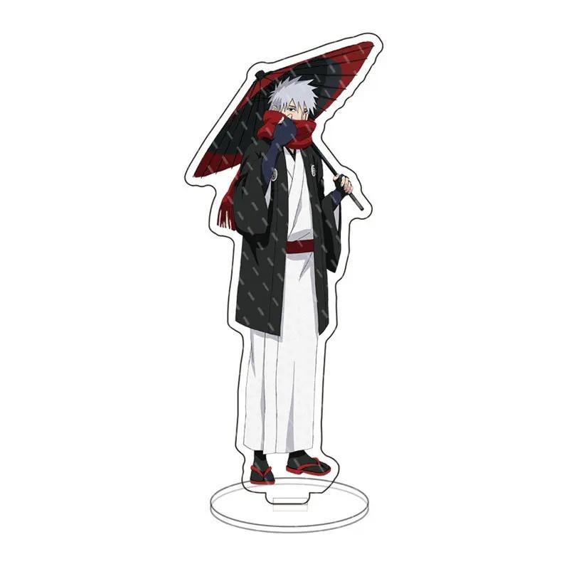 Japan Naruto Acrylic Stand Shippuden Uchiha Sasuke Sakura Desktop Decoration Doll anime figure character Xmas present 15cm