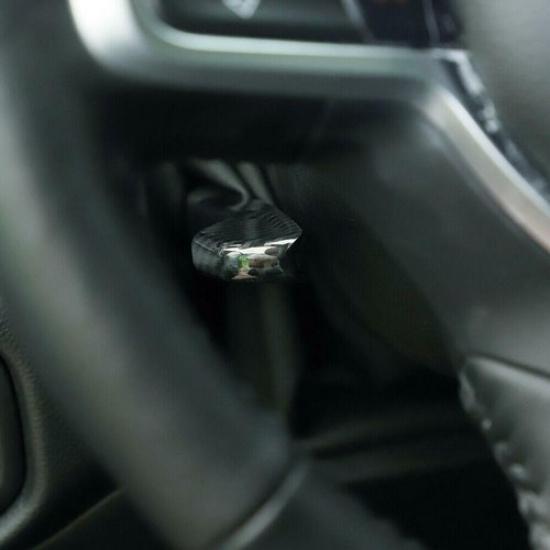 For - Dodge RAM 1500 Carbon Fiber Steering Wheel Height Adjustment Trim