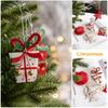 New Iron Christmas Tree Hanging Ornament Christmas Tree Star Snowflake Gift Box Xmas Party Home Decor Pendant Christmas