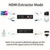 New HDMI 2.0 Audio Splitter with ARC, 4K@120Hz, 5.1 Optical Output