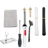 Dual Voltage Soldering Iron Plastic Repair Tool for Car Bumper with Welding Nails & Smoothing Head