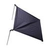 Sedia da Spiaggia Parasole Regolabile Pieghevole Portatile Sedia da Campeggio Tenda da Sole per Campeggio Pesca Picnic a Bordo Piscina Nero
