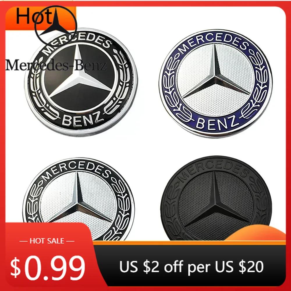 Naklejka Samochodowa AMG W220 Dla Benz Nowy Dla Benz Dla Mercedes-Benz Logo Samochodu Emblemat na Maskę Silnika Płaska Metalowa Odznaka Akcesoria Dla