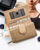 Elegant women's wallet made of natural leather - Rovicky