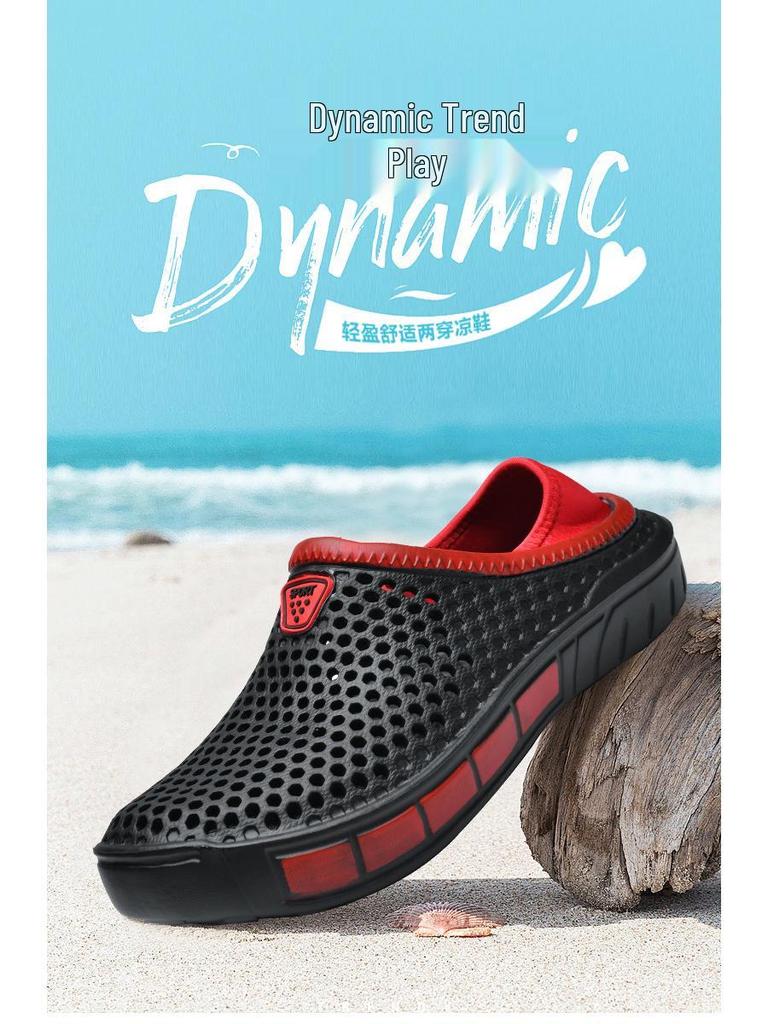 Men's Breathable Outdoor Garden & Beach Shoes - Lightweight, Comfortable, Wear-Resistant