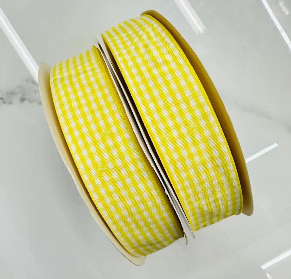 Scottish Handmade 2.5cm Plaid Ribbon for DIY Hair and Clothing Accessories