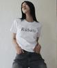 RUBATI Serif Logo T-Shirt_White