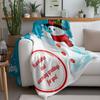 Fluffy Snowman Throw Blanket Cozy Winter Decor Holiday Gift Christmas Home Decor Festive Warm Soft Plush Blanket