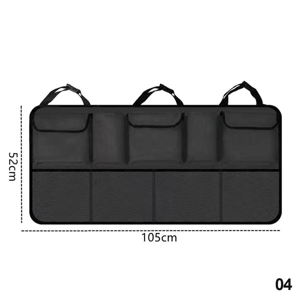 Universal Auto Trunk Organizer Einstellbare Sitz Lagerung Tasche Net Hohe Kapazität Multi-verwenden Oxford Automobil