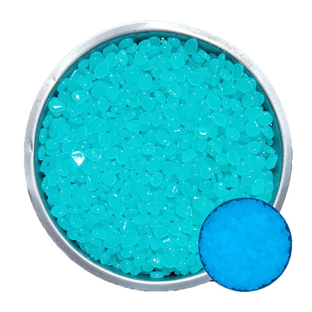 600Pcs Mini Glow In The Dark Pebble Resin 1cm Fish Tank Luminous Stone Glowing Effect DIY Garden Glow Pebbles Terrace