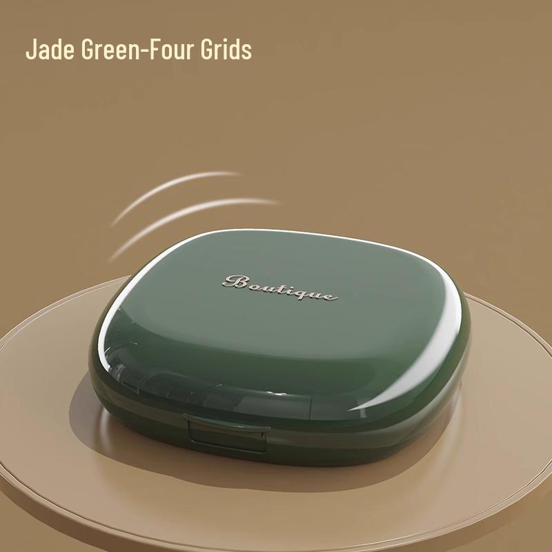 7-Day Portable Pill Organizer: Large Capacity, Morning-Noon-Evening Compartments, Compact Weekly Dispenser