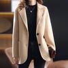New Korean Style Women's Woolen Coat - Petite, Slimming Autumn/Winter Fashion