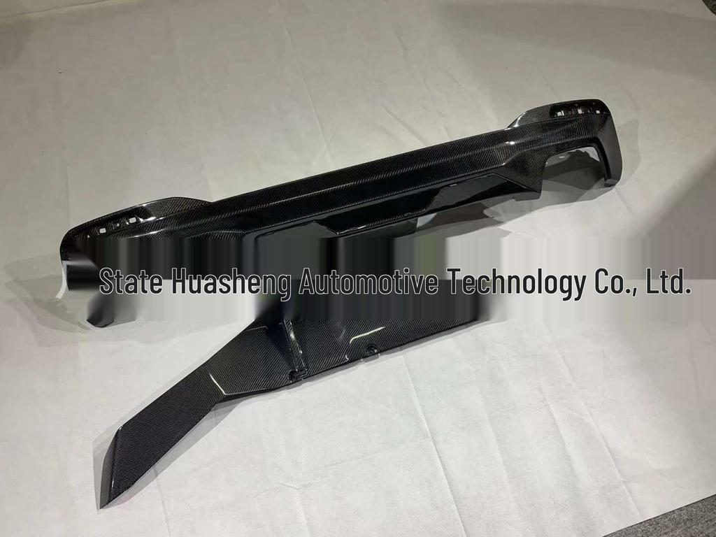 BMW 5 Series G30 MP Style Carbon Fiber Dual Rear and Front Lip Spoiler