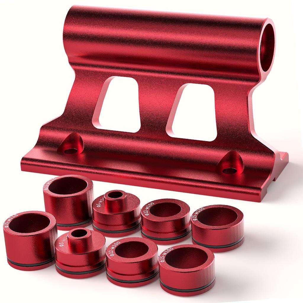 CXWXC Bicycle Front Fork Support Stand, Quick Release, Compatible with 12mm/15mm Thru-Axles, for Car and Indoor Storage, Red (CX-C08)