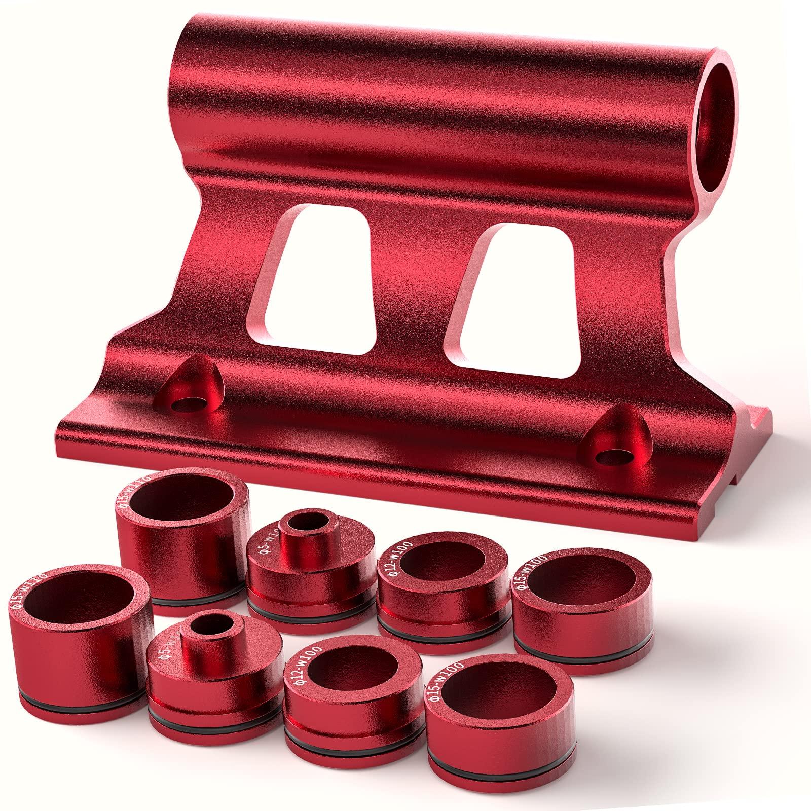 

CXWXC Велосипедная передняя вилка Поддержка Быстро Совместимая для Автомобиля и Комнатная Красная Подставка, Быстросъемная, 12мм/15мм Сквозные оси, Хранение, (CX-C08)