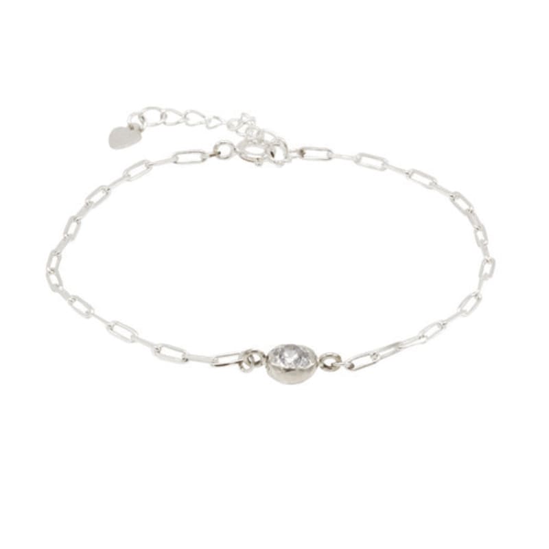 

studio curve Stone chain bracelet Blue