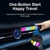 RGB Atmosphere Light Bar Rhythm Pickup Lights LED 3D Double Sided Ambient Lamp Music Sound Control Air Freshener Aromatherapy