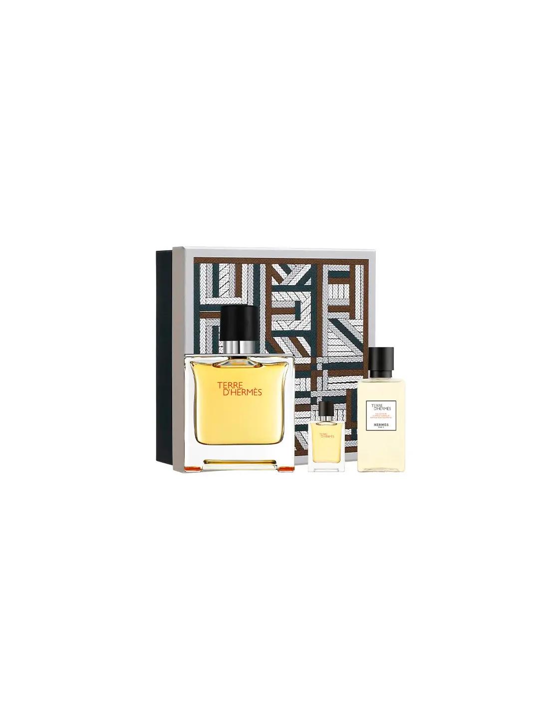 Подарочный набор Hermès Terre d Hermès Parfum для мужчин 75 мл 15 мл 40 мл