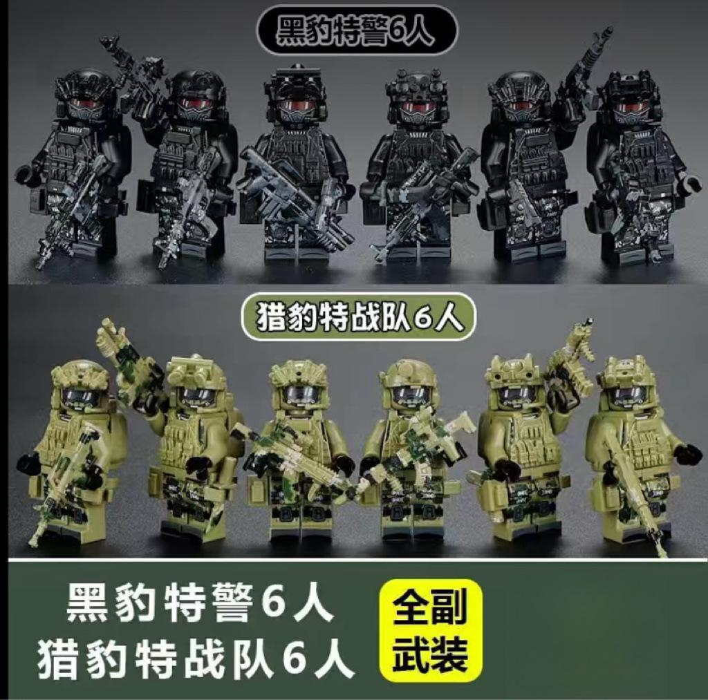 New building blocks Veyron Special Police Delta Special Forces children's toys mini humanoid doll Christmas birthday gift