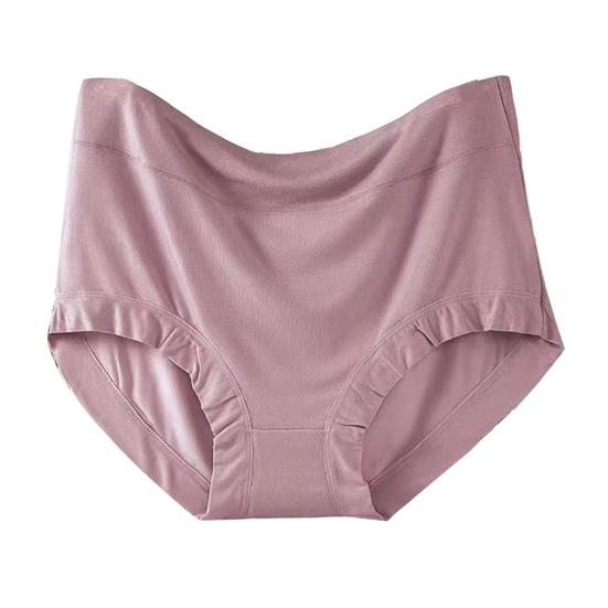 Cotton Underwear for Women Seamless Plus Size High Waisted Full Coverage Briefs Ladies Soft Stretch Tummy Control Panties