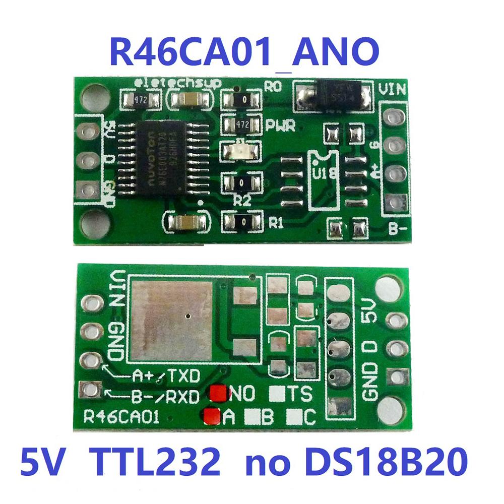 

DS18B20 RS485 RS232 TTL Com UART Temperature Sensor Board Temperature Acquisition Sensor Modbus RTU for Arduiuo PC PLC MCU