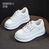Foreign trade leather little white shoes women's versatile thick-soled muffin increases the height of 2025 autumn and winter new casual velvet bo