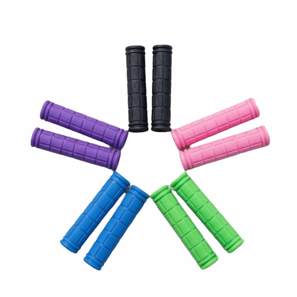 5 Pairs Rubber Cycling Handlebar Grips Non-Slip Shock Absorption Bike Handlebar Grips Soft Easy Installation