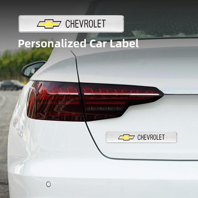 Insignias de Logo Metálico 3D Pegatinas de Estilo para Coche Calcomanías Accesorios Para Chevrolet Spark Captiva Cruze Malibu Equinox Trax Camaro Blazer
