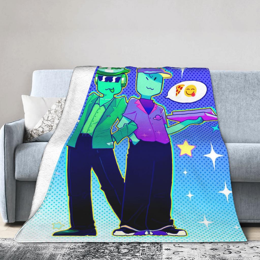 Azuretime & Timeazure Forsaken Blanket Warm Pattern Plush Throw Blanket For Kids Living Room Flannel Bedspread Bed Cover