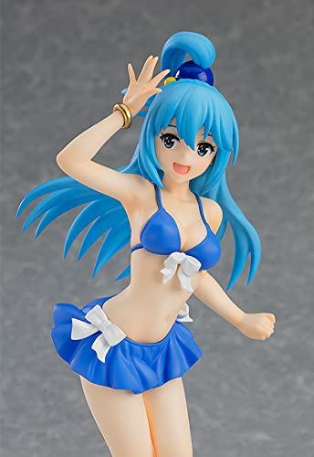 POP UP PARADA KonoSuba: Niech Bóg błogosławi ten wspaniały świat! Aqua Swimsuit Ver. Kompletna figurka malowana z tworzywa sztucznego, nieskalowana