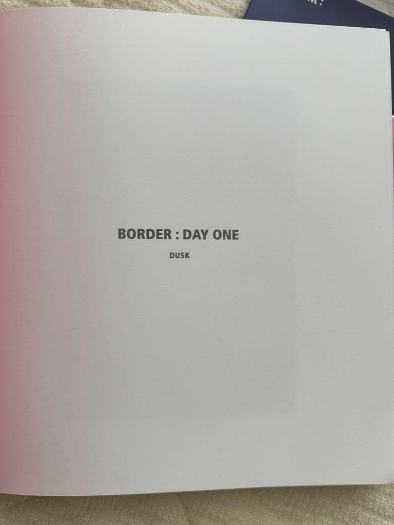 [USED] Enhypen border:dayone dusk first limited edition