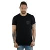 Marvel Mens Black Panther Black On Black Chest Print T-Shirt