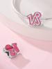 Charm Bead Components Plata Pink symbol Bead Components Charm Bead Component Copper Metal Plated Compatible With Charm Bead Components Copper Metal