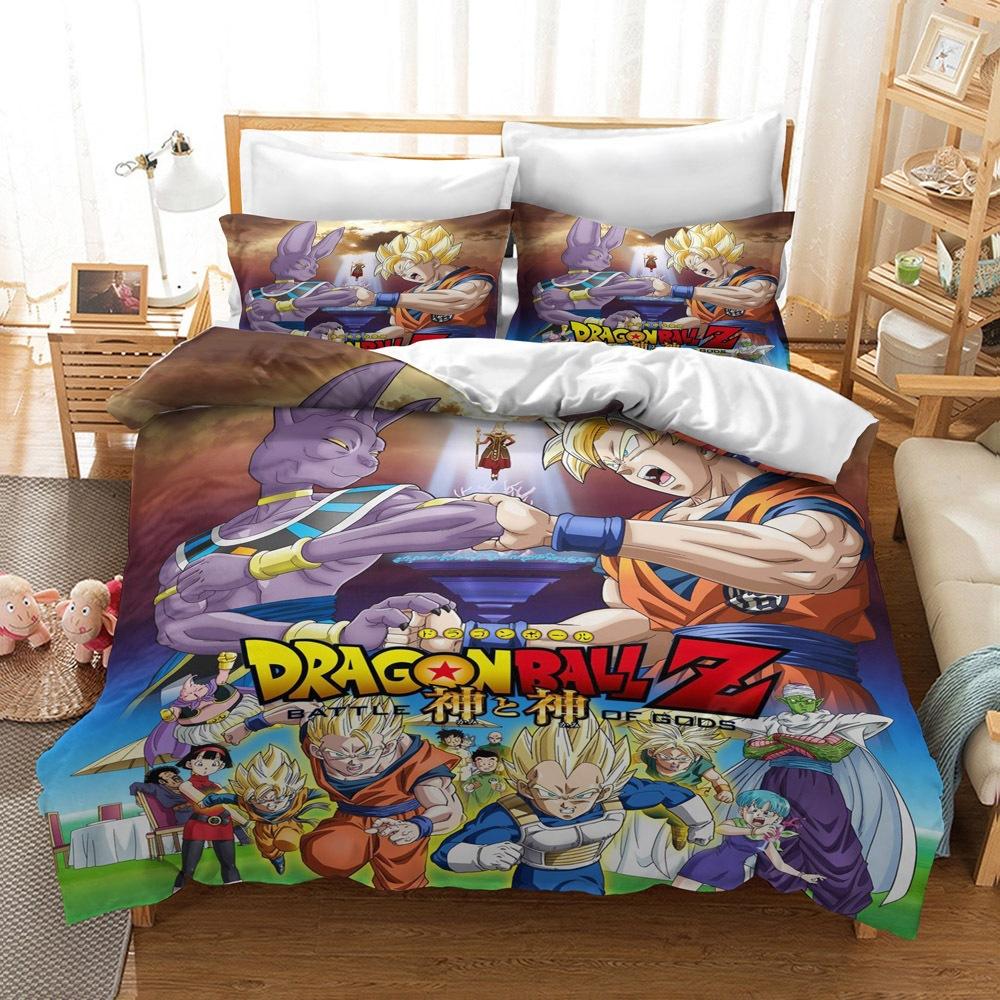 Digital Printing Bedding Kit, Dragon Ball Series Size Three-Piece Set