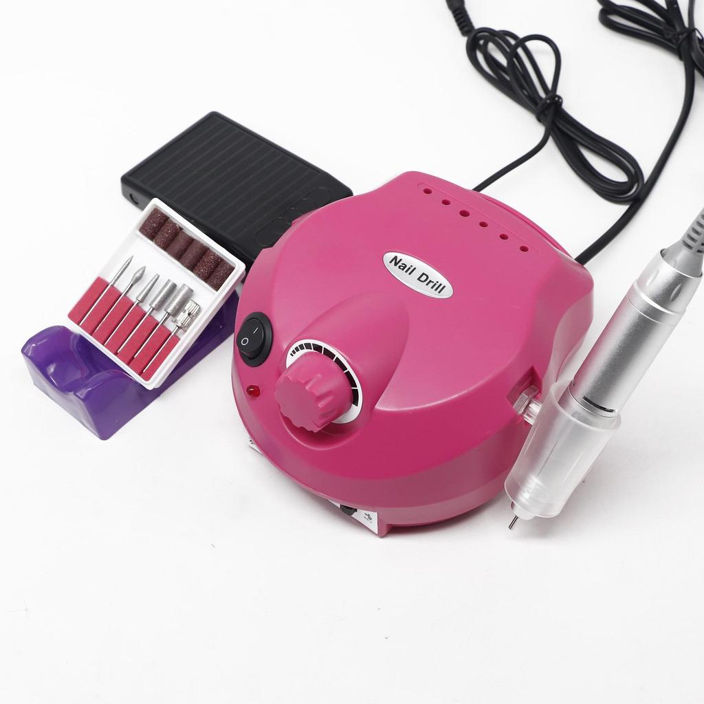 High-Speed Quiet Nail Drill & Polish Remover, 35,000 RPM with Stepless Speed & High Concentricity