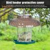 Plastic Protective Dome Cover for Hanging Birds Feeder Weatherproof Hummingbird Feeder Rain Guard Squirrel Baffle for Outside