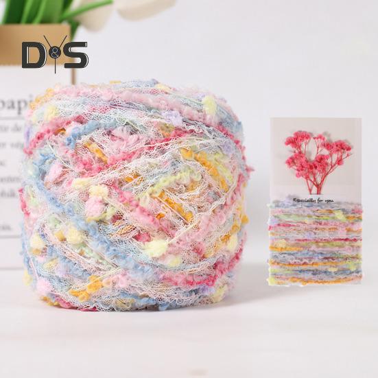 Hand Spun Art Yarn Hand Blended Yarn Colorful Handmade Crafting Yarn for Jewelry Making Junk Magazines Knitting Crafts Card Making