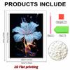 DIY Pearl Painting Set Little Orchid Pattern Home Decoration Handmade Sticky Diamond Creative Canvas Pearl Art Painting Crafts Perfect Gift